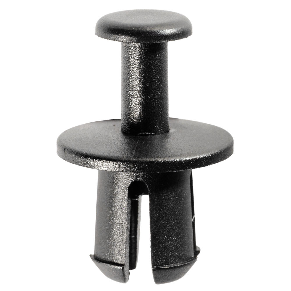 Bumper Side Support Fan Shroud Push Type RetainerBlack Nylon BMW Push