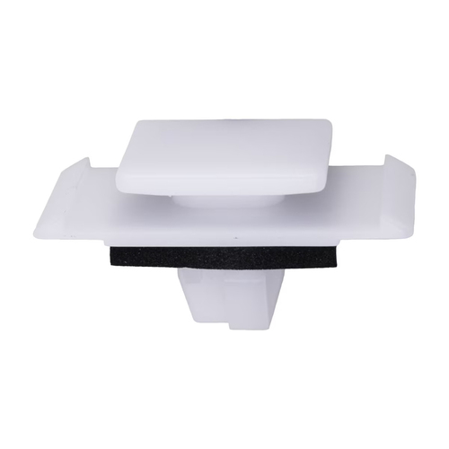 Rocker Molding Retainer with Sealer, White Nylon  Hyundai & Kia
