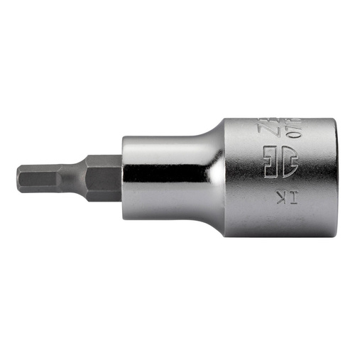 ZEBRA 1/2 Inch Hexagon Socket Bit Short - 3/8 Inch