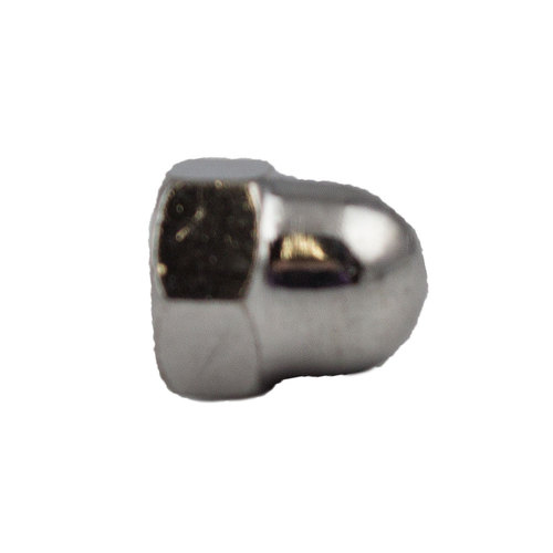 Dome Nut Brass M6-1.00xM10 CHRM DIN1587