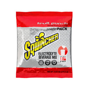 Sqwincher® Powder Pack, Fruit Punch 5 Gallon