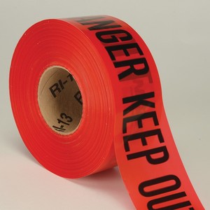 3 Mil Red Barrier Tape 3 Inches x 1,000 Feet Danger Keep Out