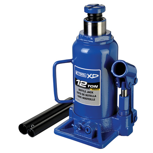 K Tool® 12 Ton Heavy-Duty Industrial Bottle Jack