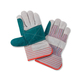 NSI Economical Double Leather Palm & Rubberized Safety Cuff Work Gloves- 12 pairs/package