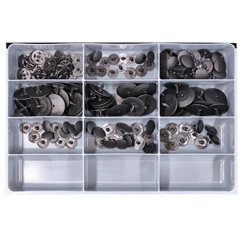 Hood Insulation Retainers Assortment 165 Pieces