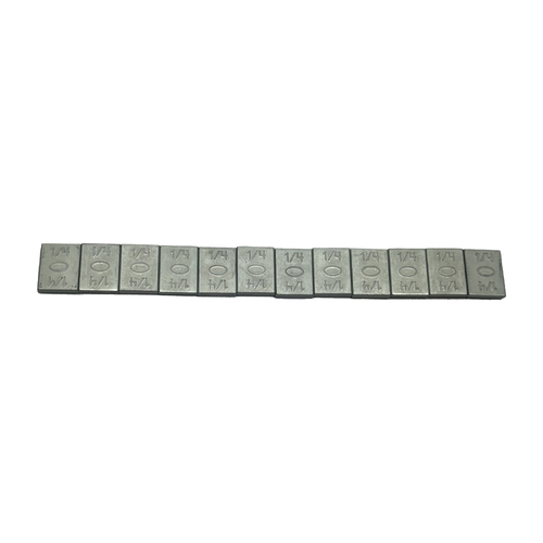 Adhesive Steel Strip Coated Wheel Weight 1/4 Ounce Increments LowProfile
