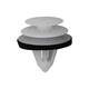 Trim Panel Retainer With Sealer