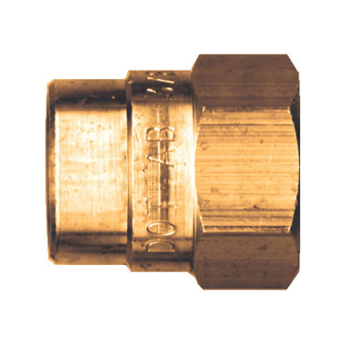 Brass DOT Air Brake - Nut - 3/8 Inch Hose Inner Diameter (HID)