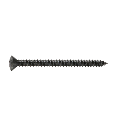 Phillips Oval Head Self-Tapping Screw Black 6X3/4