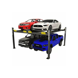 Hd-9SW / 9,000lb Capacity 4 Post Dual Platfrom Lift - Wide Base -Extended Length