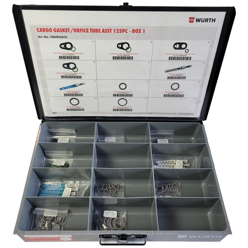 Cargo Gasket And Orfice Tube Assortment 125pc
