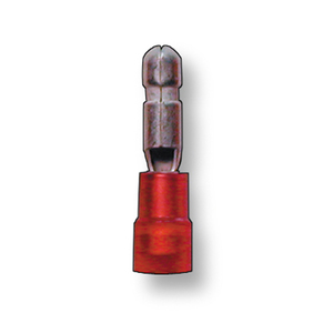 Red Male Nylon Bullet Connector