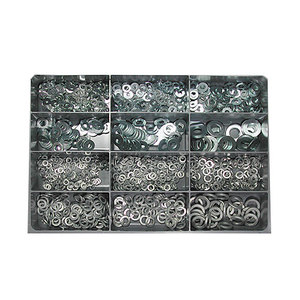 SAE Lock and Flat Washer Assortment 1470 Pcs