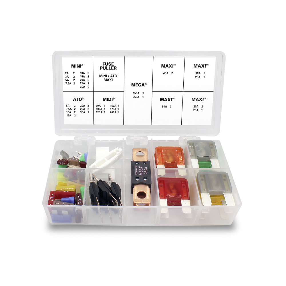 Commercial Vehicle Emergency Fuse Kit 50 Pieces