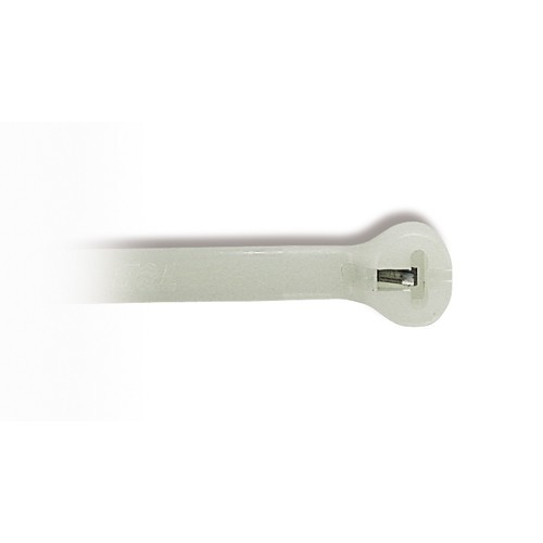 Cable Tie Strap Metal Tongue Black (4 Inch )