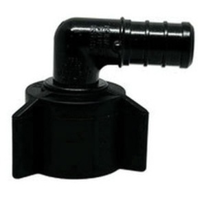Black 1/2" x 1/2" Pex Female NPSM Elbow
