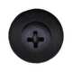 Push Retainer Black Nylon
