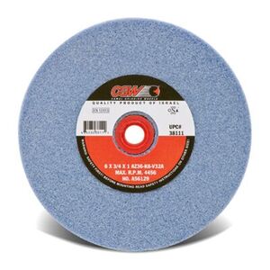 Bench and Pedestal Wheel - 8 x 1 x 11/4 - Type 1 - 60 Grit - Hardness K - Blue