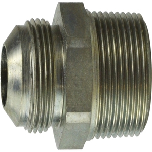 JIC MALE CONNECTOR BSPT- TH1: 1/4 JIC TH2: 1/8-28