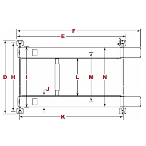 HD-7500BLX / 4 Post Car & Boat Lift / Tall, Wide, & Long