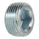 1/8 Flush Hollow Hex Plug with 7/8 Taper
