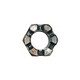 Grade 2 Slotted Hex Nut Plain USS 1-1/8-7