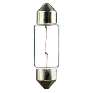 12 Volts - 10 Watts FESTOON CAP T4 .83 Amps #3425 Bulb