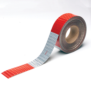 Stimsonite® Reflective Red & White Vehicle Conspicuity Tape with 3 Year Warranty 2 Inch x 50 yard