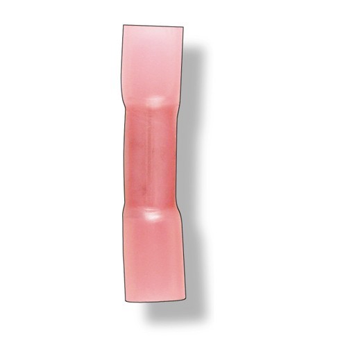 Crimp and Seal Butt Connector Large Red  8 Gauge