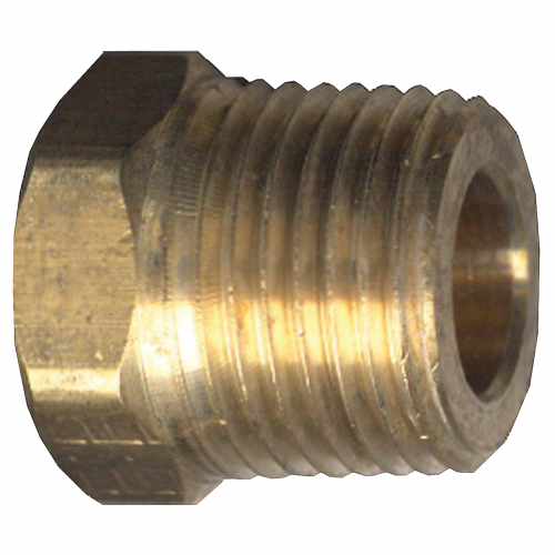 Brass Pipe - Fittings Cored Plug Hex Head - 1/8 Inch Pipe