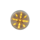 Amber Clearance Marker Clr Rnd 13 LEDS 2 1/2