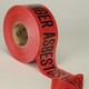 3 Mil Red Barrier Tape 3 Inches x 1,000 Feet Danger Asbestos Hazard