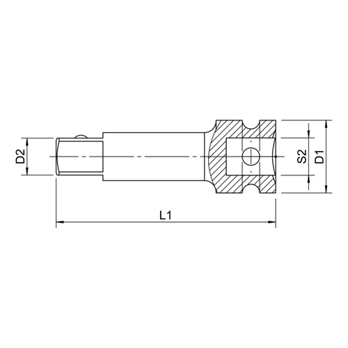 1/2 Inch Impact Extension - 150mm Length