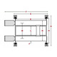 GP-9F / GrandPrix Series 4 Post Lift Package / Includes: Aluminum Ramps,Caster Kit, Jack Platform, and Drip trays