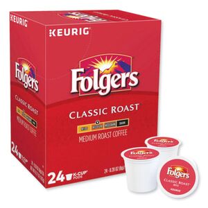Folgers Gourmet Selections Classic Roast Coffee K-Cups, 24/Box