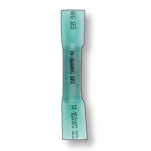 Blue Crimp and Seal Butt Connector 14-16
