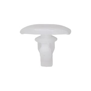 White Nylon Weatherstrip Retainer