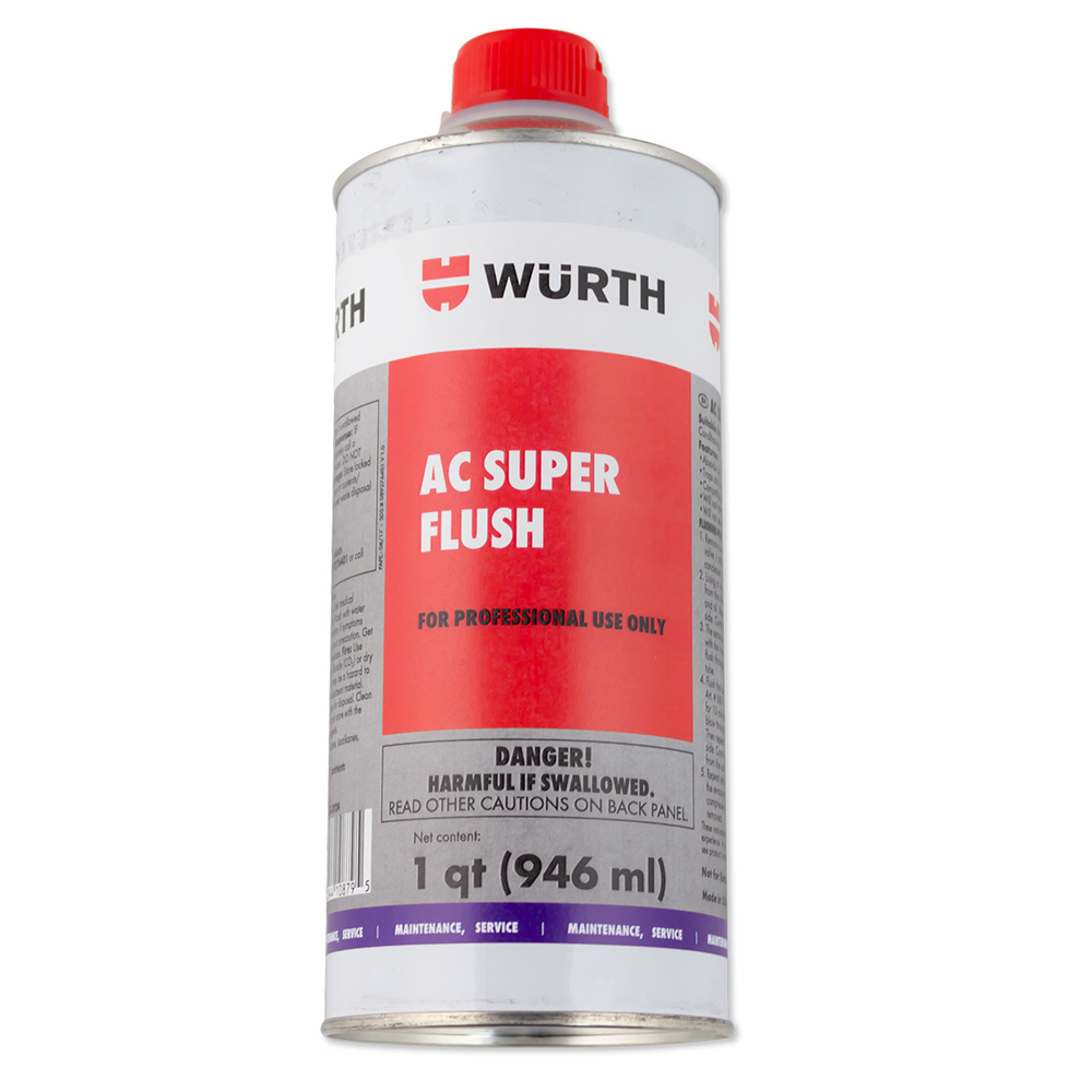 A/C Super Flush 1 Quart Flush A/C Chemical Product Chemical Product Wurth USA