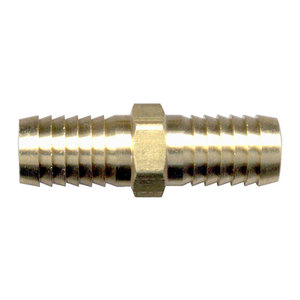 Brass Barbed Splicer - 3/4 Inch Hose Inner Diameter (HID)
