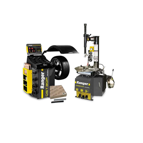 (1) R980XR Tire Machine + (1) DST30P Tire Balancer + (1 of each) Black &Silver Adhesive Wheel Weights / HIGH VOLTAGE
