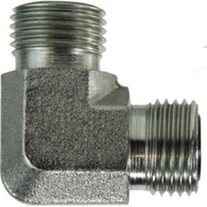 1-3/16-12 (3/4 OD) O Ring Face Seal Union Elbow 90