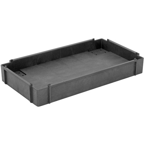 Quantum# Storage Systems Plastic Mobile Cart Shelf, 34.25 Inch Long  x 17.5 Inch Width
