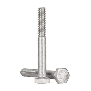 1/4-20 x 1 Hex Head Cap Screw - Standard - DIN 931- 316 Stainless Steel
