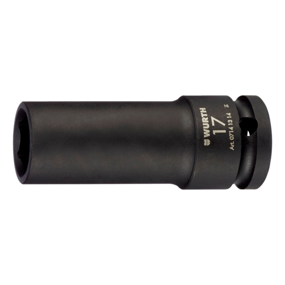 Douille Adaptatrice Extra-longue SW-Stahl 1/2" 17mm - 150mm - Pour Clé à Chocs