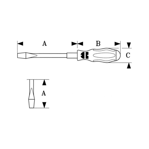 ZEBRA Flex Screwdriver - 7mm x 150mm