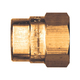 Brass DOT Air Brake - Nut - 1/2 Inch Hose Inner Diameter (HID)