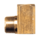 Brass Pipe - Fittings Extruded 90-Degree Street Elbow - 3/8 Inch Female Pipe Thread (FPT) x 3/8 Inch Male Pipe Thread (MPT)