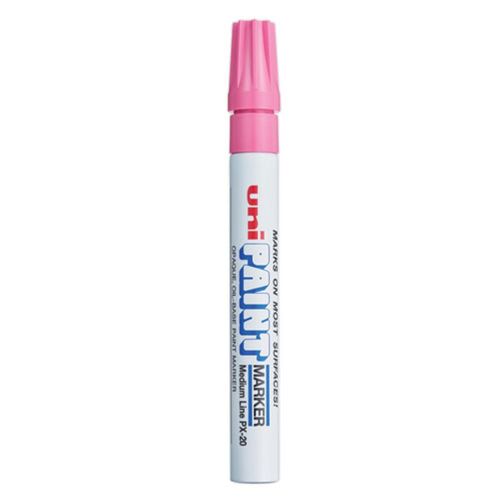 Permanent Marker Med Bullet Tip Pink