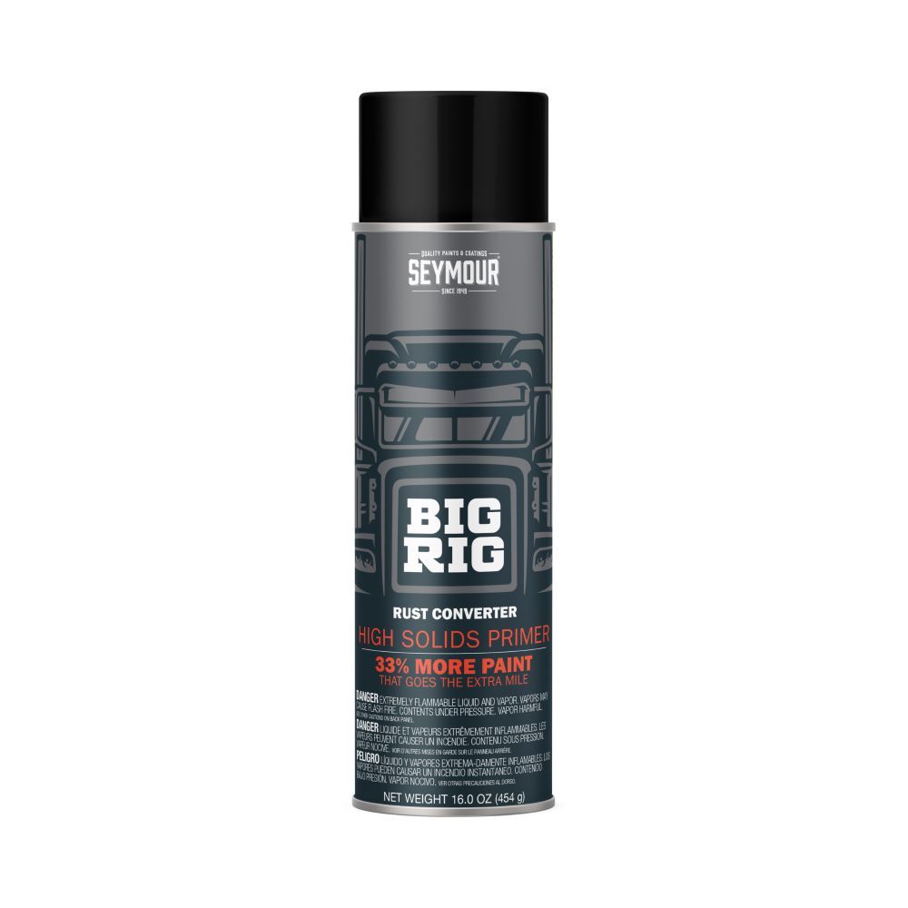 Seymour 20-1615 Big Rig High Solids Enamel – Gloss Frame Black, 16 Oz Spray