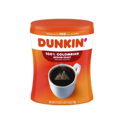 Dunkin Columbian Coffee, 27.05 oz Canister